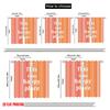 2pcs 2D Flat Printing Drapes This Is My Happy Place Fabric Without Electricity 0 for Wall Art Party Decoration