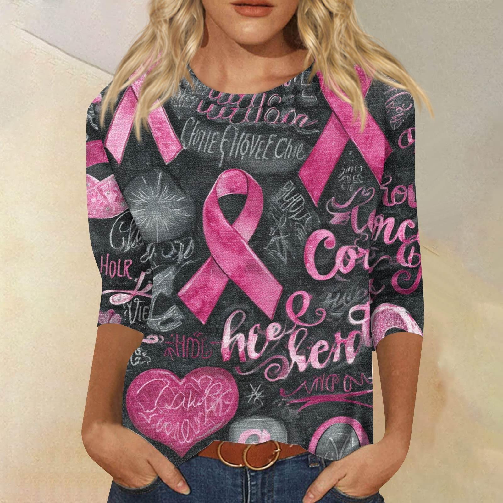 

Женская модная повседневная блузка с рукавами 7/8, принтом, свободного кроя, с круглым вырезом XL