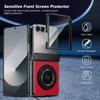 KEYSION Pouzdro s magnetickým prstenovým stojánkem otočným o 360° pro MagSafe pro Samsung Galaxy Z Flip 7 5G Kryt telefonu s pantem s ochranou displeje