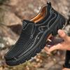 Luxury Tooling Men'S Shoes Genuine Leather Loafers Men Casual Shoes Male Footwear Quality Mens Slip-On Outdoor Shoes Big Size 47