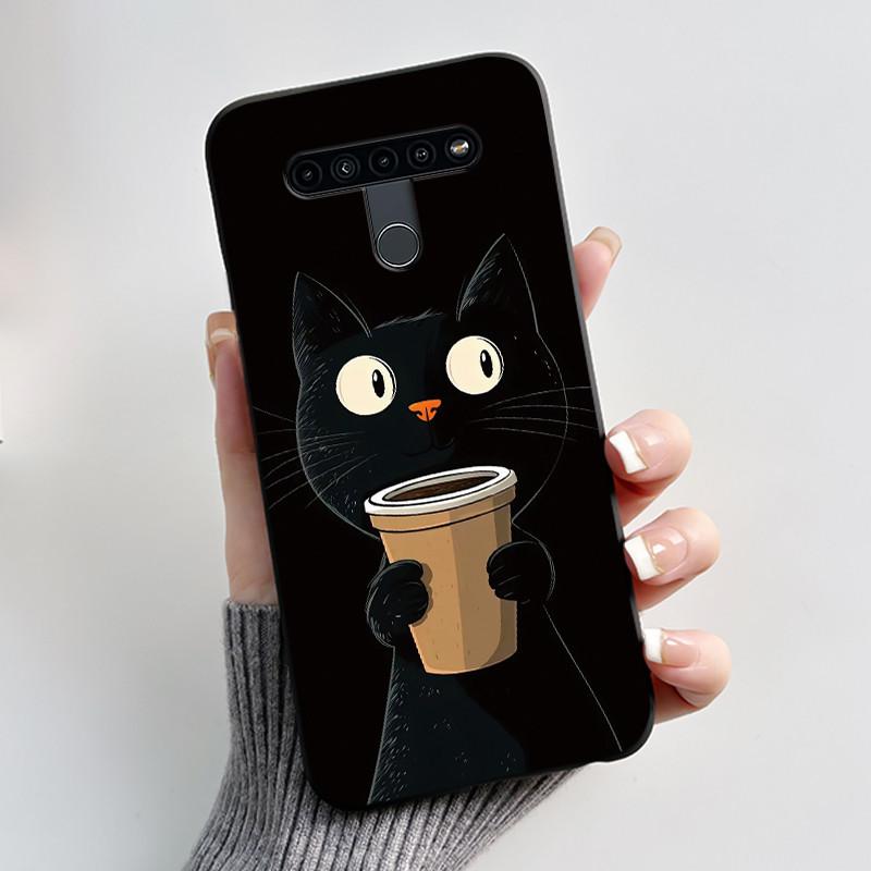 Casing For LG K41S K51S LM-K410 LM-K510 Super-Thin Slim Case Luxury Cute Cool Boys Girls Black Matte Soft Silicone Back Cover