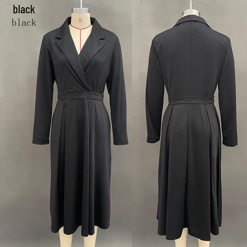 2025 Elegant French V-Neck Slimming Waist-Cinched Banquet Dress for Women L