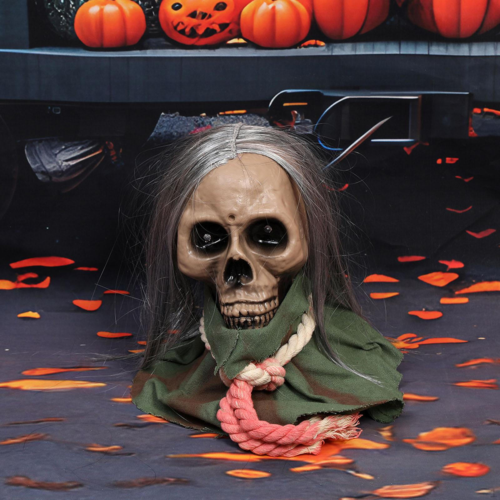 

Electric Walking Skeleton Man Action Doll Decoration Novelty Halloween Figurine for Home