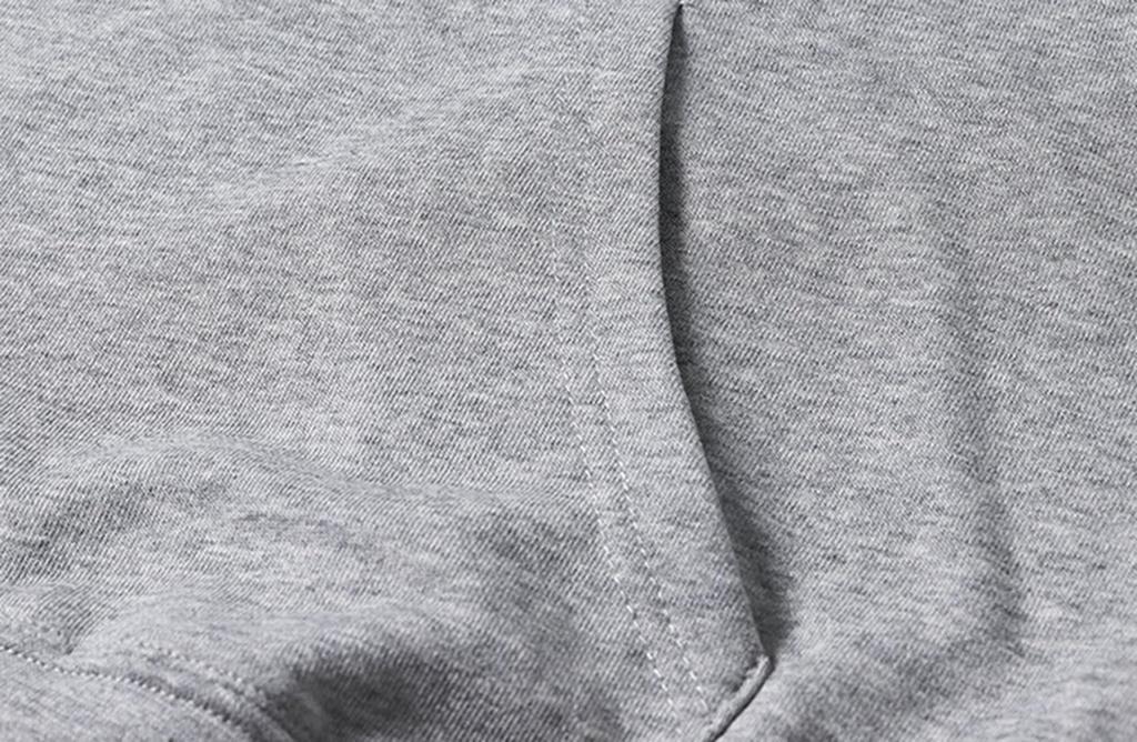 EASTEMPO Long Solid Loose Plus Sizes Women's Fall/Winter Fleece-Lined Hoodie, Sleeve, Zip-Up, Thick, Color, Fit, Stylish, (JP, Alphabet, 2XL, Gray)