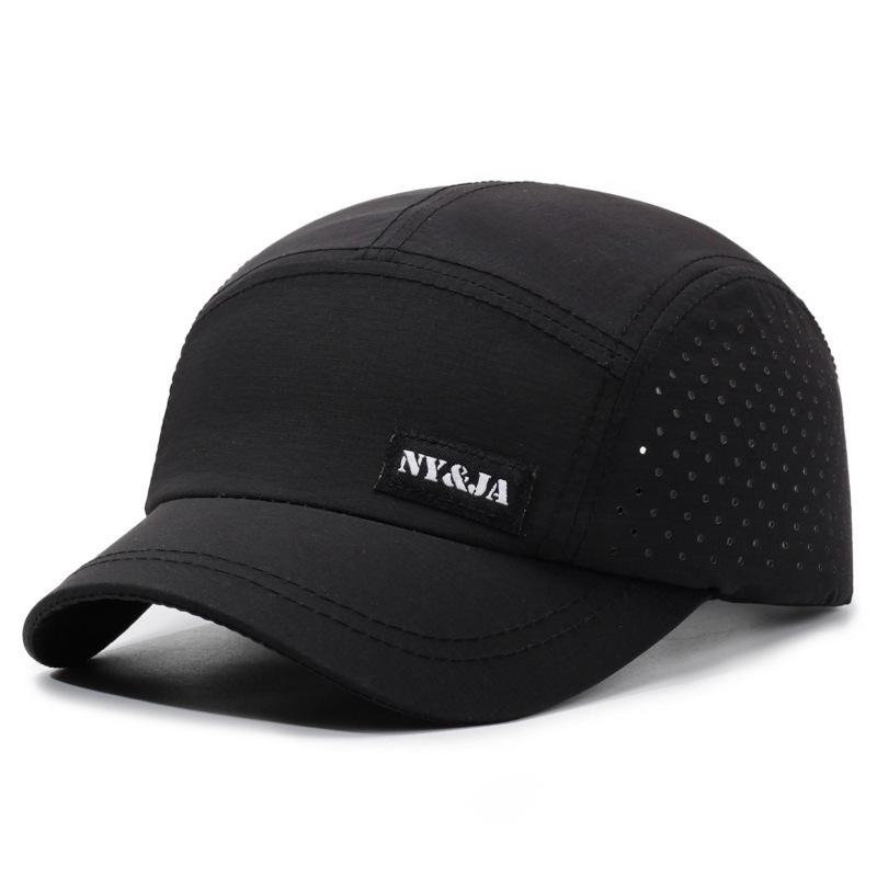 New trendy short brim cap men's summer outdoor sports breathable quick-drying baseball cap thin sun hat