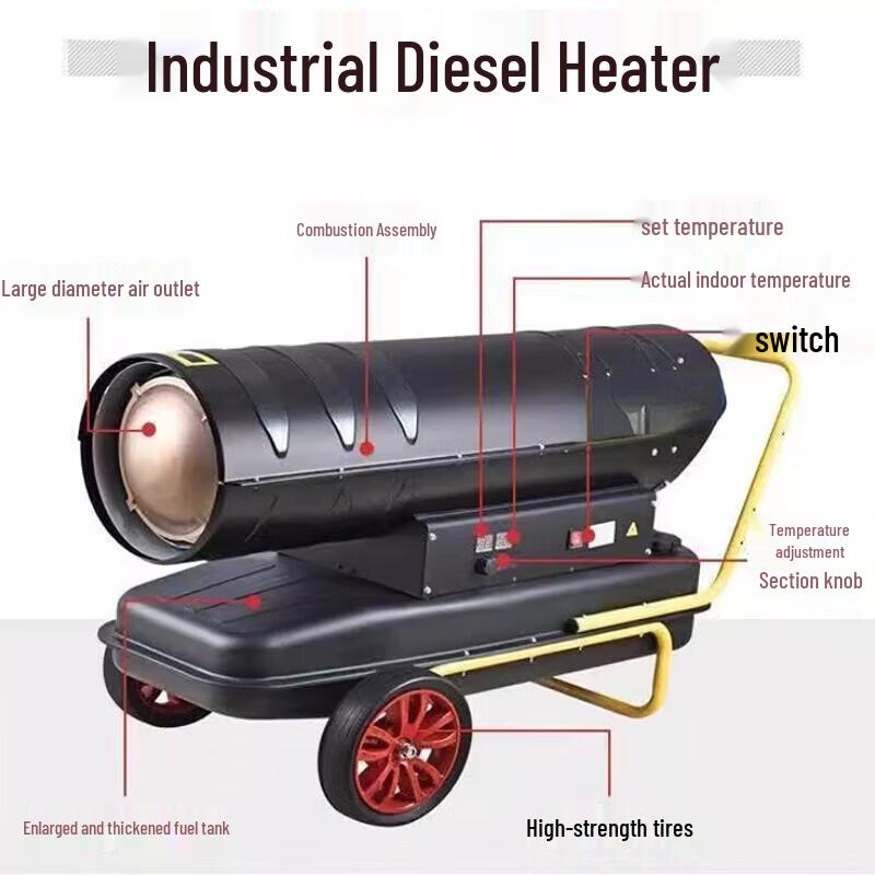 30KW Industrial Fuel Heater with Long Probe CN plug (adapter included)