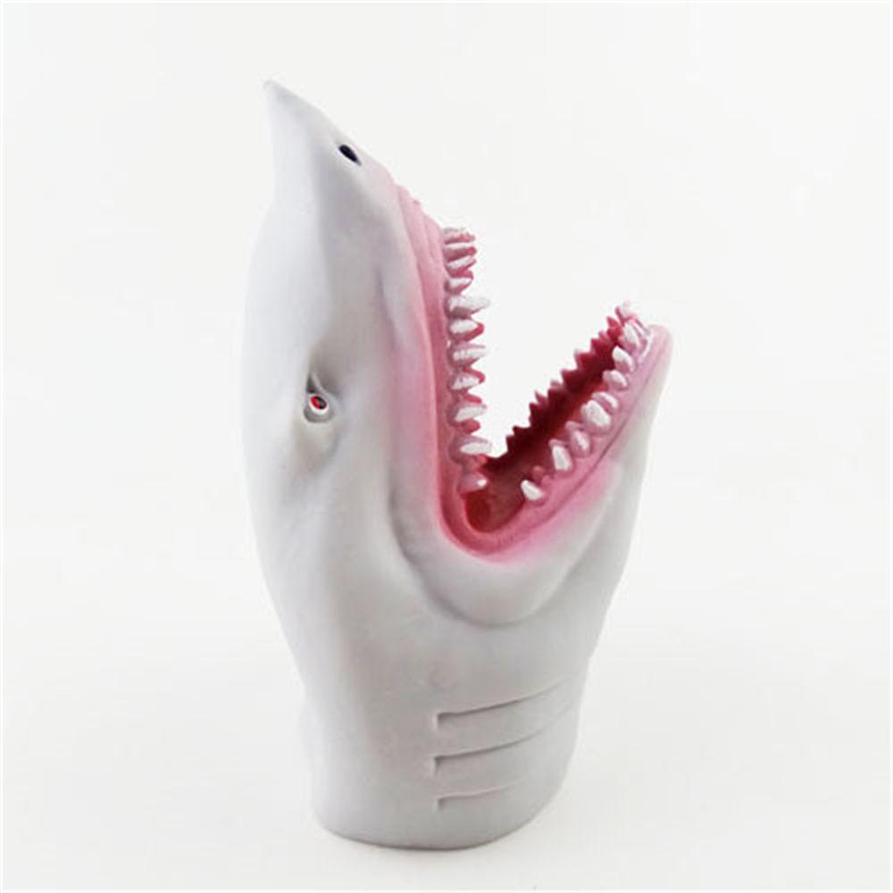 Dolls Hand Toy Animal Toys Fingers Puppets Animal Head Gloves Shark Dinosaur Shark Hand Puppet