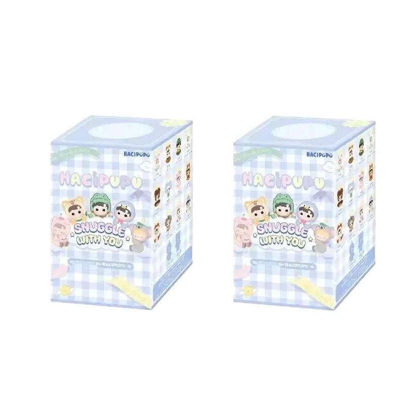 New Genuine Hacipupu Animal Snuggle with You Series Blind Box Vinyl Dolls Kawaii Hacipupu Mystery Box Collection New Year Gift