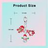Copper Santa Claus Snowman Gingerbread Man Pendant Charm Compatible With Authentic Charm Bracelets Women Do It Yourself Jewellery Gift