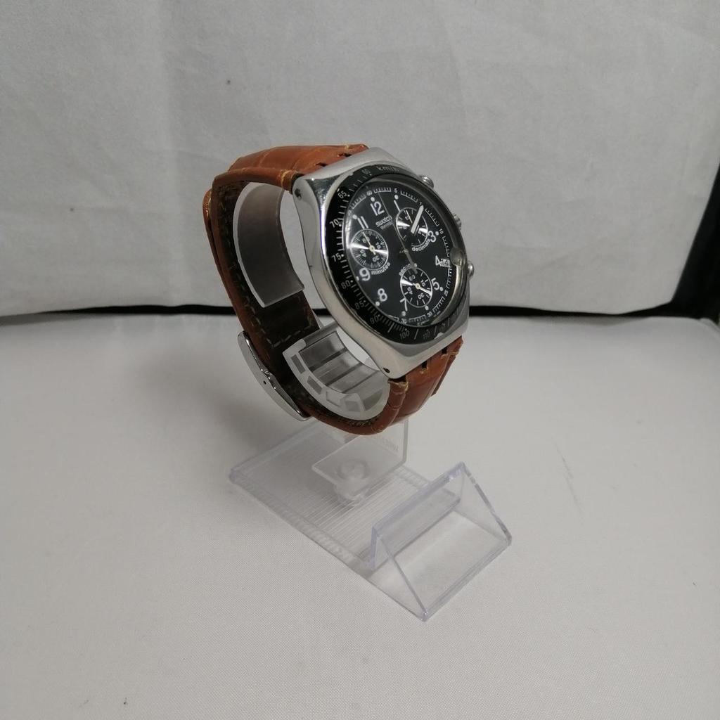 Used SWATCH black brown watch