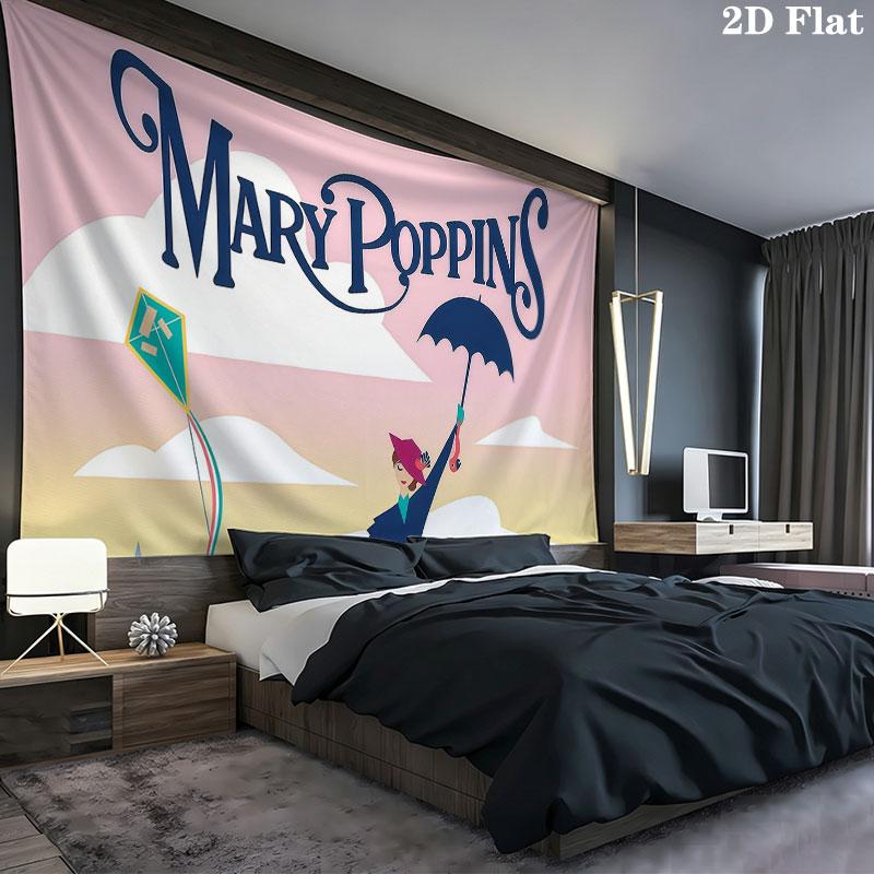 Magic Nanny Wall tapestry, aesthetic printed fabric blanket, suitable for bedroom, living room, and home decor.