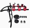 Foldable, Compact Rear Bicycle Carrier for Road Bikes, 3-Bike Capacity, and Car Trunk Carrier with Fixed Rear Mount [Imported]