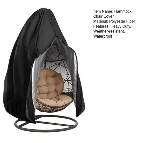 Závěsný kryt houpací sítě Heavy Duty Oxford Cloth Odolný proti povětrnostním vlivům Vodotěsný Venkovní Patio Jednomístný Dvojmístný Houpačka Kryt na vejce se zipem