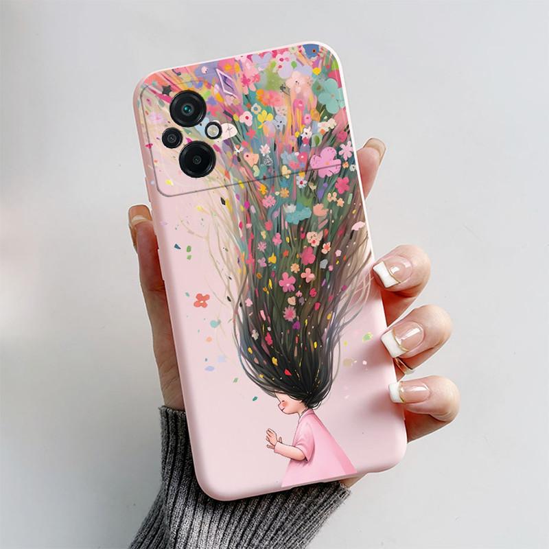 For Xiaomi Poco M4 M5 M5S Phone Case Cute Popular Butterfly Astronaut Soft Silicone Bumper For Poco M5 M 5 S M4 Back Cover Shell