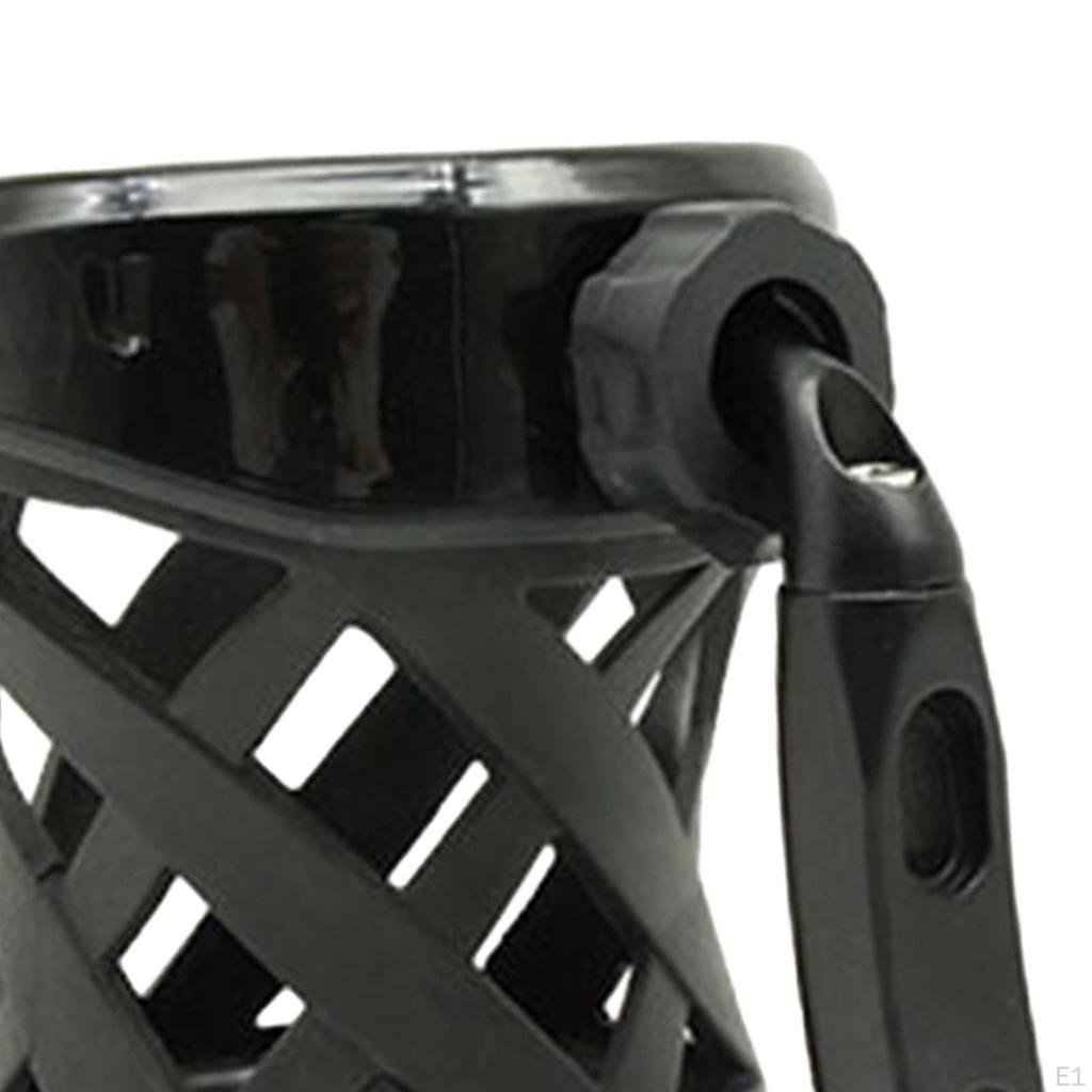 Držák nápojů na motocykl Košík Hliníková slitina Guma Pevný Nastavitelný Univerzální Motocykl