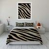 Zebra Stripe Pattern Bedding Set Bedding Set (1 Duvet Cover, 2 Pillowcases, Duvet Not Included)