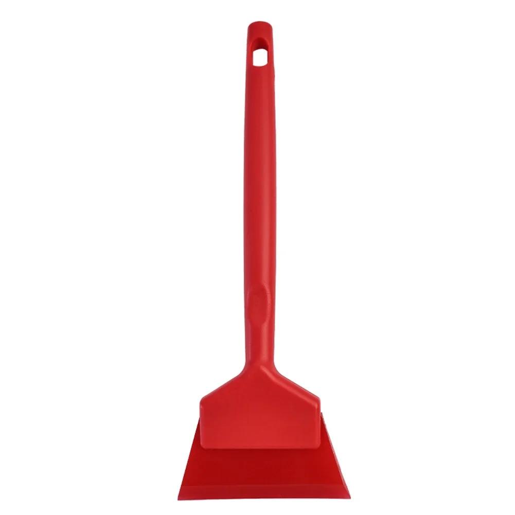 Long Plastic Handle Anti-Slip Car Tint Squeegee Replaceable Soft Rubber Blade PPF Scraper Window Water Cleaning Remover