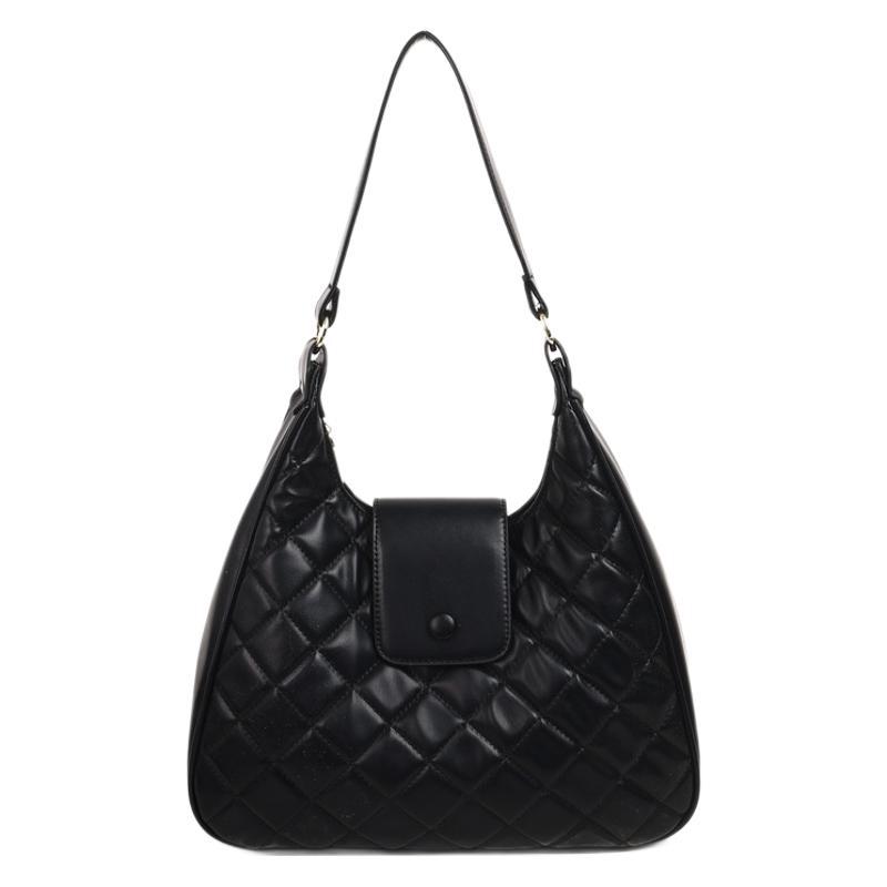New Niche Personalized Rhombus Embroidery Thread Underarm Small Bag Versatile Simple Crossbody Fashion New Shoulder Bag