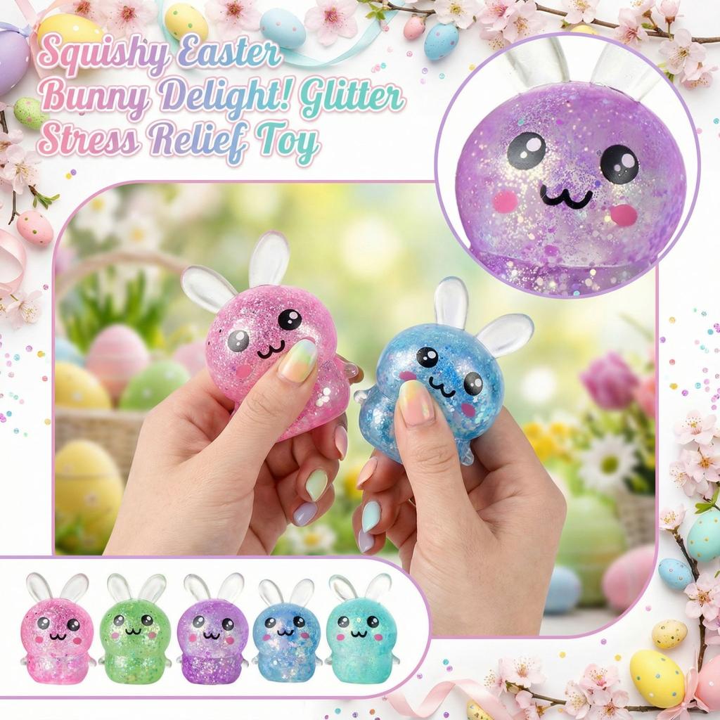 Easter Bunny Maltose Squeezable Toy - Slow- Stress Relief Toy