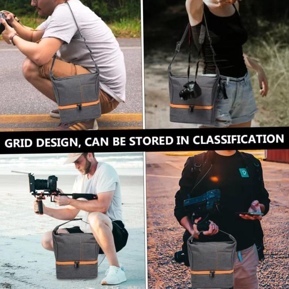 Waterproof DSLR Camera Bag Insert Partition Camera Handbag Photography Bag Storage Bag