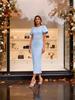 2026 Summer Elegance: High-End Slit Dress with Hip-Hugging Skirt