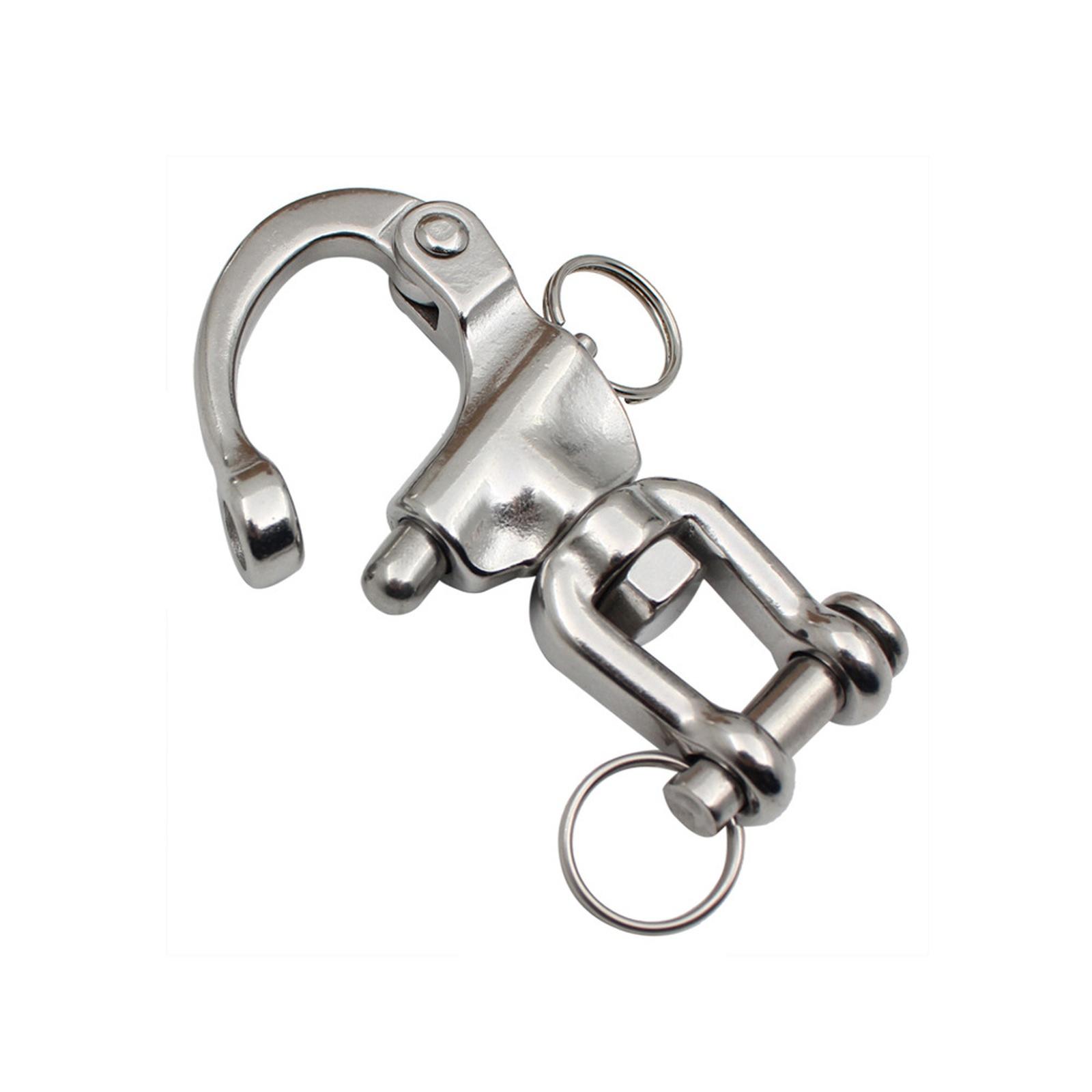 Shackle 316 Stainless Steel Quick Release Diving Clips Hook one size