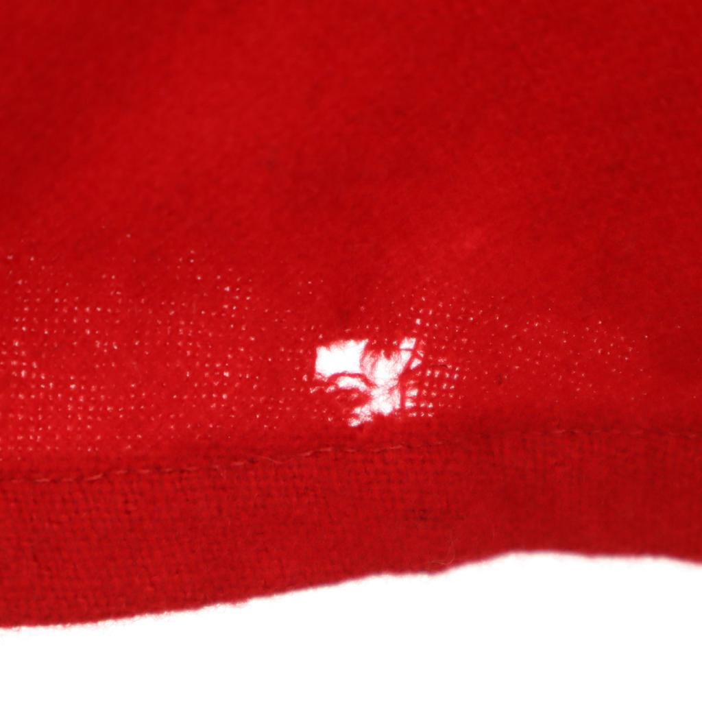 CAMPUS 60s Vintage Wool Blend Long sleeve Open collar shirt S Red Men's Used