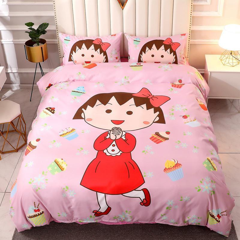 

3D Digital Cartoon Animal Children S Animation Printing Quilt Set Three-Piece Set 150 * 200Cm quilt cover+1 pillow cover