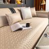 Hair Summer Ice Silk Sofa Cushion Summer Non-Slip Leather Light Luxury Mat Seat Cushion Rattan Mat Washed Ice Cushion