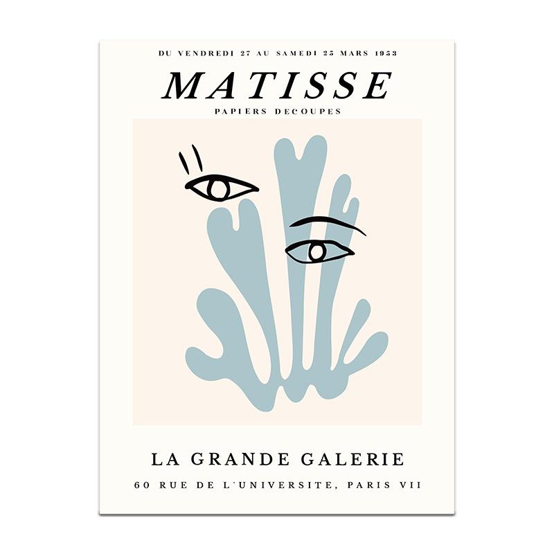 Henri Matisse Poster Flower Canvas Painting Art Nordic Leaf Posters Prints Wall Pictures for Living Room Home Decor Unframed