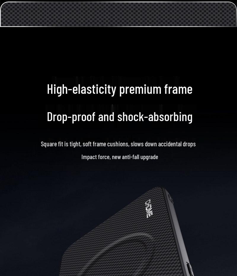 Redmi Note 13 Pro Anti-Drop Full-Cover Magnetverschluss Hülle mit texturiertem Design