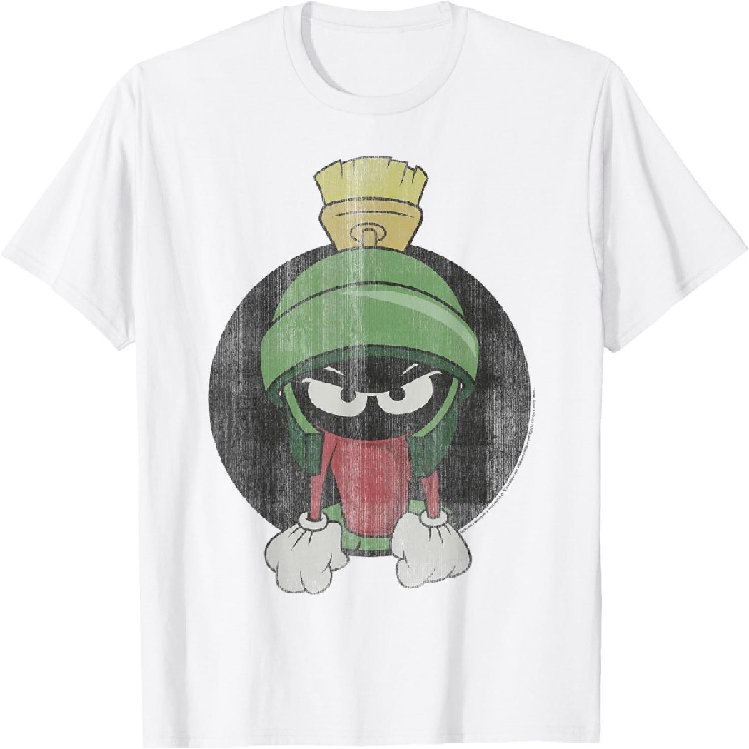 Looney Tunes Marvin The Martian Angry Portrait T-Shirt(1) S