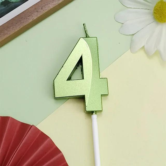 Hot Sale Opera House Birthday Number Candles Creative Party High Quality Anniversary Celebration Digital Cake Decorative Candles