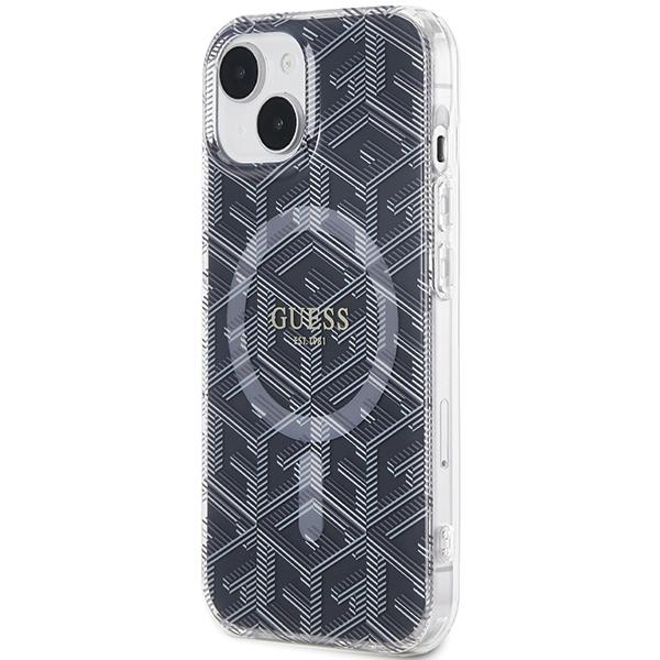 Guess Guhmp15Shgcustgk Iphone 15 / 14 / 13 6.1 Czarny/Black Hardcase Iml Gcube Magsafe