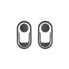 6Pcs For Jeep Wrangler 2007-10 Carbon Fiber Interior Rear Door Handle Cover Trim