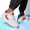 Men's Modern White Casual Shoes Breathable Structure Fashionable Street Running Shoes Fitness Training Cushioning Soles Sneakers