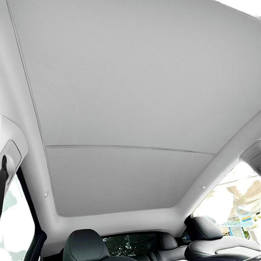 Tesla Sunshade Silicone Electrostatic Sunroof Screen for Model Y/3 Heat Insulation