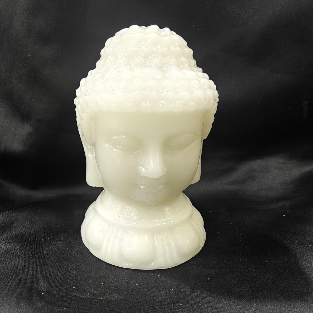 

Luminous Buddha Head Resin Craft for Home Decor 8 inches