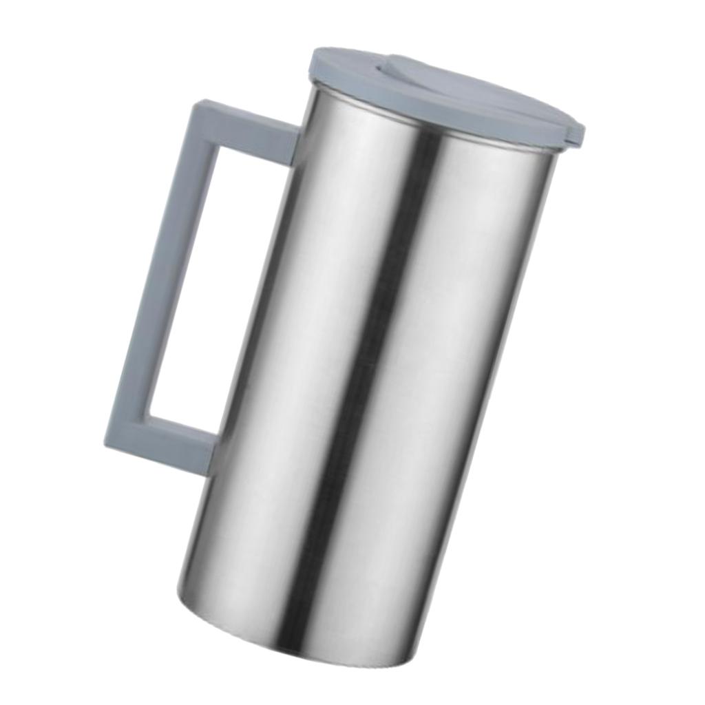 1.5L Reusable Metal Pitcher Cocktail Water Juice Serving Jug 1.5L Reusable Metal Pitcher Cocktail Water Juice Serving Jug