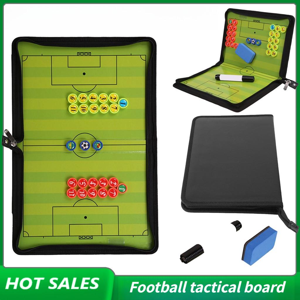 Foldable Magnetic Tactical Board Football Training Tactical Clipboard Football Coach Football Tactical Folder Assistance Tool