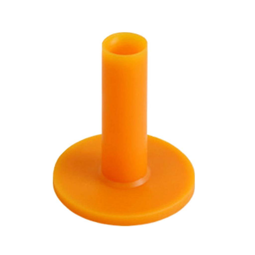 10Pcs Golfing Rubber Tees for Driving Ranges Practice Mat Easy to Carry Golfing Tees Holder for Beginner Professional