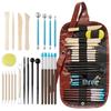 Pottery Clay Tool Kit - 5-Piece Set for Sculpting, Trimming, and Modeling