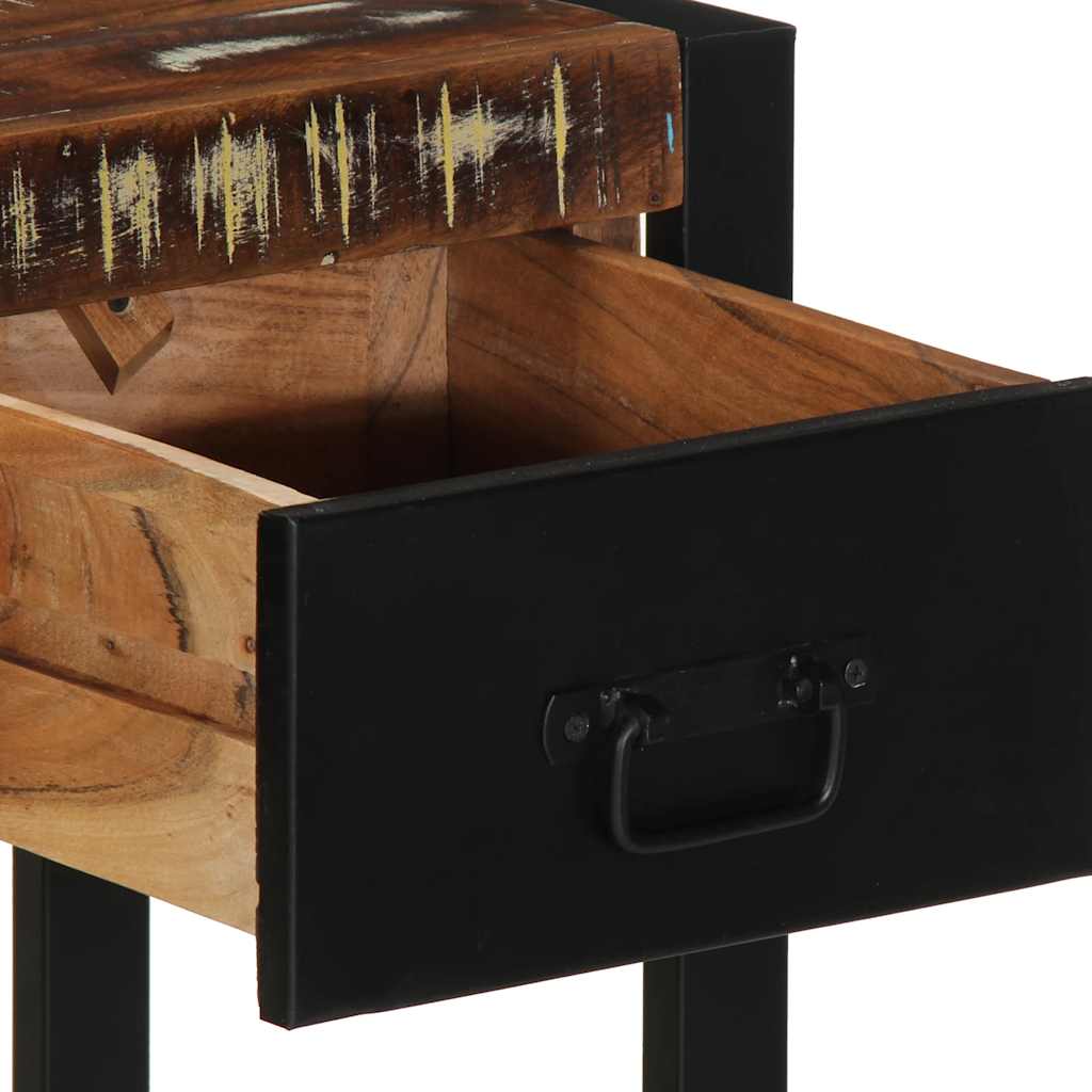 Console Table Multicolored 100 x 35 x 75 cm Solid Reclaimed Wood