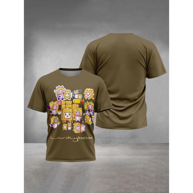 Hot Comedy LankyBoxes 3D Print Baby Clothing 5 To 14 Years Male Outdoor Clothes for Children Boy Girl Child T-Shirt Top Shirts