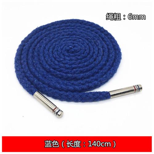 6mm Eight Strand Polyester Cotton Rope For Sports Pants Waist Rope, Clothing Drawstring, Dress Waist Rope, Shoelaces TJ21032