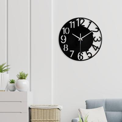 Acrylic Wall Clock, Large Quiet, Minimalist, Round Clock Decorative for Hotel