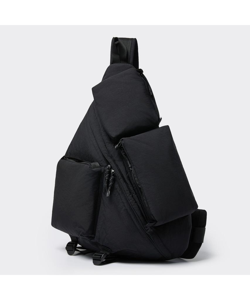 Customellow Black Nylon Sling Bag Cabax26514Bkx