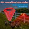 Solar Animal Repeller Sound Light Alarm Lamp Solar Powered Waterproof Timer Animal Deterrents Deterrent Dog/Cat/Bird 3.7V 129dB