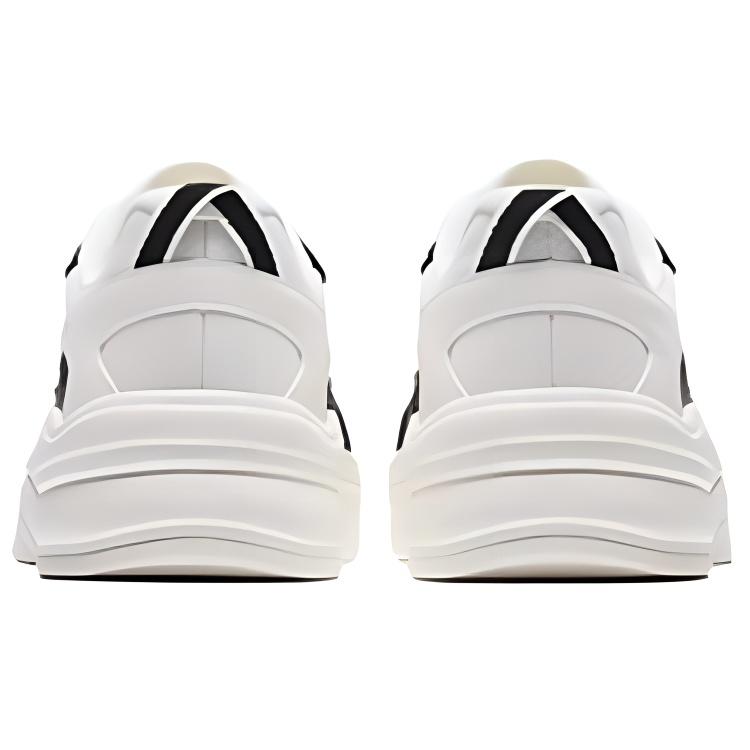 Anta Gel Elastic Comfortable Versatile Non-Slip Increased Height Low-Top Sneakers Men Sneakers White Black 912528003-4
