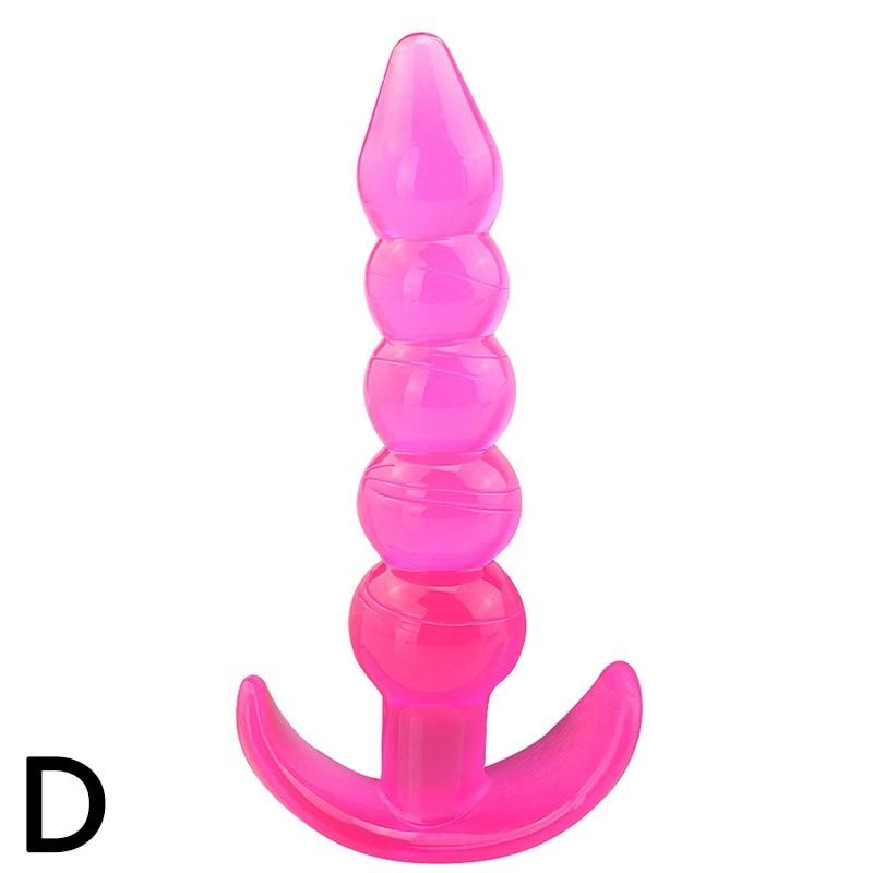 Soft Silicone Anal Plugs Prostate Massager Butt Plug Beads G-spot Erotic Sex Toys Anus Trainner Mini Dildo Erotic Gay